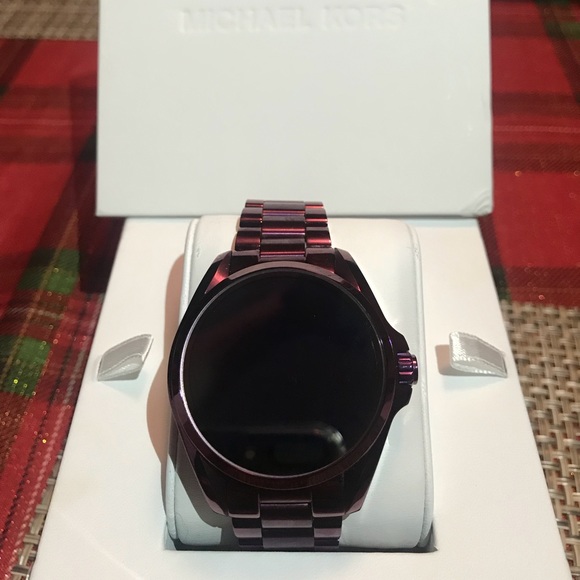 michael kors plum smartwatch